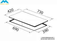 Bếp 1 Từ 1 Điện Kaff KF-SD300IC Made in Malaysia