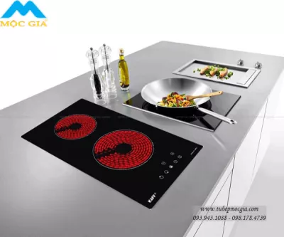 Bếp Domino Điện Kaff KF-330DC Made in Malaysia