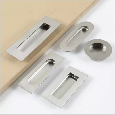 Tay Nắm Âm Tủ Bằng Inox KNN258M