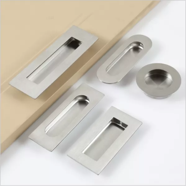 Tay Nắm Âm Tủ Bằng Inox KNN258M