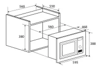 Lò Vi Sóng Âm Tủ KAFF KF-MC34L Made in Malaysia