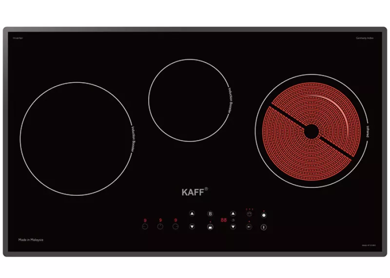 Bếp Điện Từ 3 Vùng Nấu Kaff KF-IC3801 Made in Malaysia