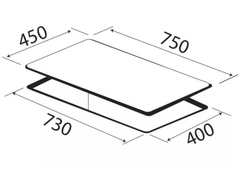 Bếp Điện Từ 3 Vùng Nấu Kaff KF-IC3801 Made in Malaysia