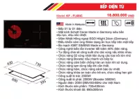 Bếp Điện Từ Kết Hợp Kaff KF-FL68IC Made in Malaysia