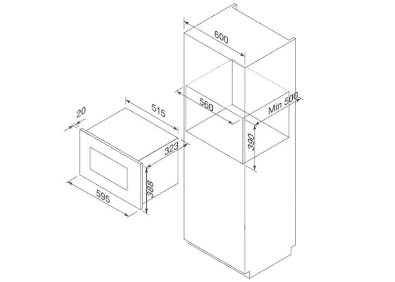Lò Vi Sóng Malloca MW-820B