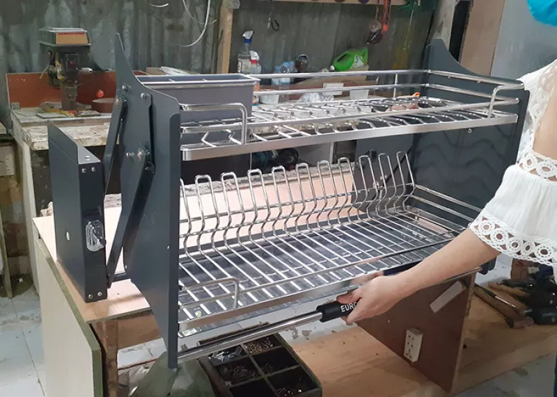 Kệ Bát Đĩa Di Động Eurogold Nan Oval EPV9080