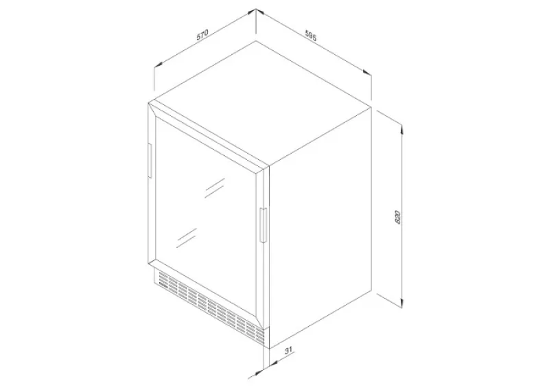 Tủ Bảo Quản Rượu Malloca MWC-46BG