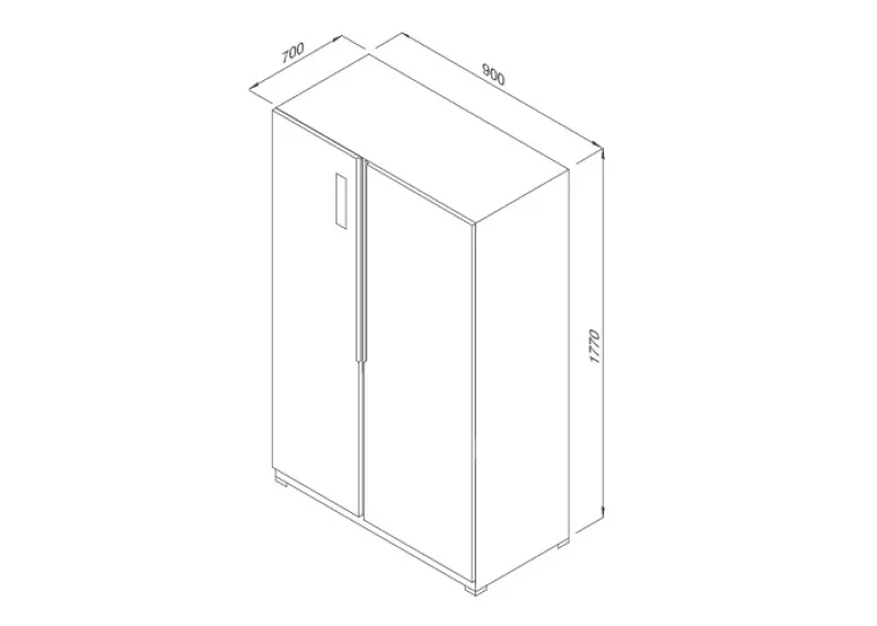 Tủ Lạnh Side By side Malloca MF-521SBS