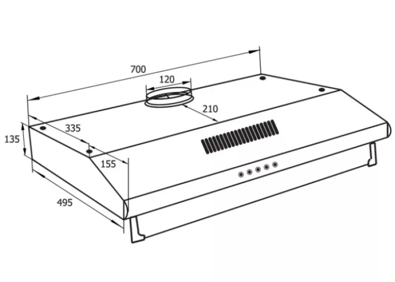 Máy Hút Mùi Cổ Điển Civin CV-700B