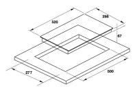 Bếp Điện Domino Hafele HC-R302D 536.61.670