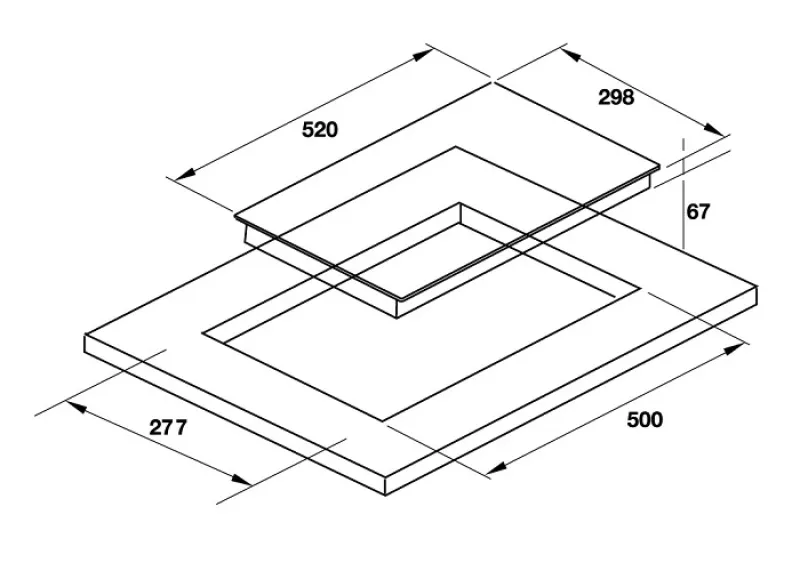 Bếp Điện Domino Hafele HC-R302D 536.61.670