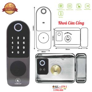 Khóa Cửa Sắt Kassler KL-579I (Tặng Vỏ Hộp Chống Nước)
