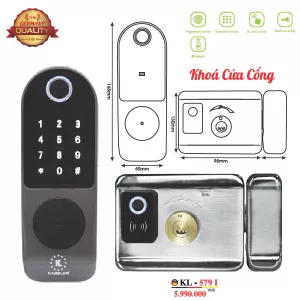 Khóa Cửa Sắt Kassler KL-579I (Tặng Vỏ Hộp Chống Nước)