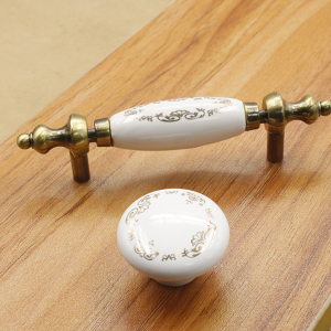 Tay Nắm Cửa Tủ Bằng Gốm Sứ FG033TK