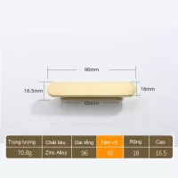Tay Nắm Cửa Tủ Bằng Hợp Kim Kẽm FHK272VM