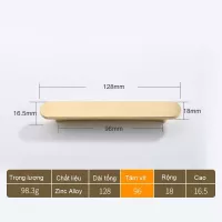 Tay Nắm Cửa Tủ Bằng Hợp Kim Kẽm FHK272VM