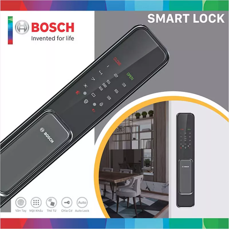 Khóa Cửa Vân Tay Bosch EL 600KB