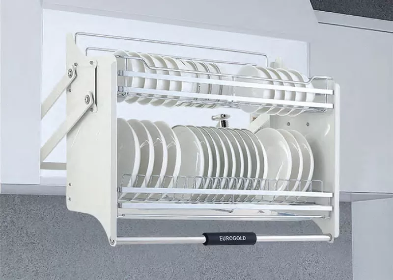 Kệ Chén Dĩa Di Động Eurogold Inox 304 EVI160