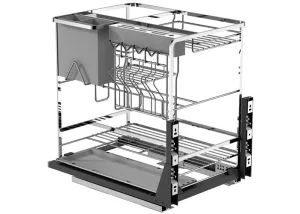 Kệ Gia Vị Đa Năng Roxana R005.4 Inox 304