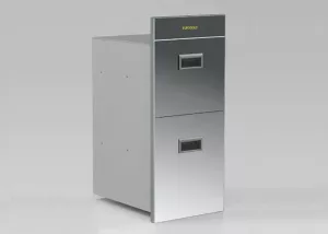 Thùng Mặt Gương 2 Tầng Eurogold B322 Màu Bạc