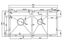 Chậu rửa chén inox Eurogold EUP39850