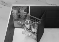 Kệ góc tủ bếp Garis GC02C.45L/R
