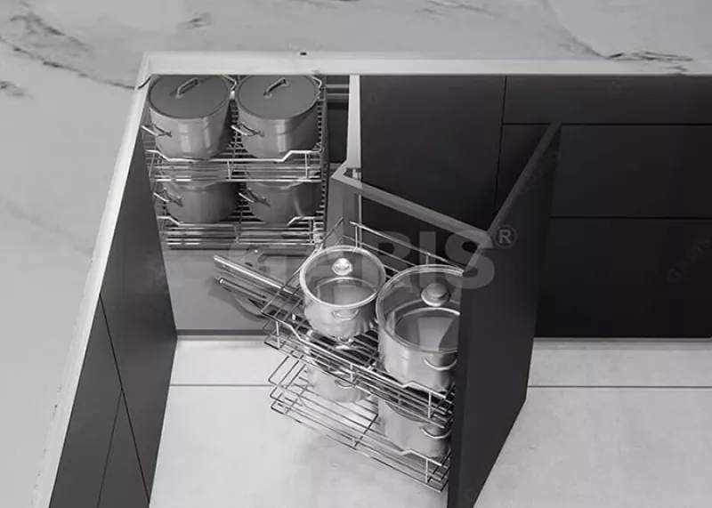Kệ góc tủ bếp Garis GC02C.45L/R
