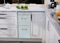 Thùng Gạo Mặt Kính Trắng Xanh Garis GR07.30W