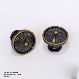 Núm Tay Nắm Cửa Tủ Bằng Hợp Kim Kẽm PN015VDK