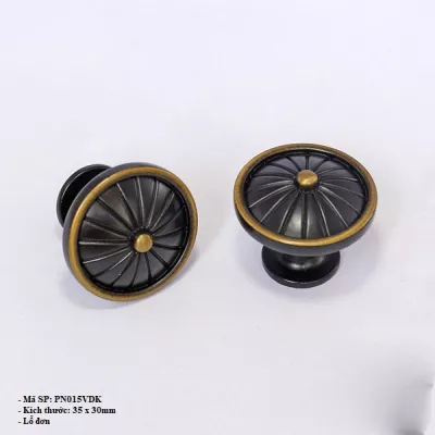 Núm Tay Nắm Cửa Tủ Bằng Hợp Kim Kẽm PN015VDK
