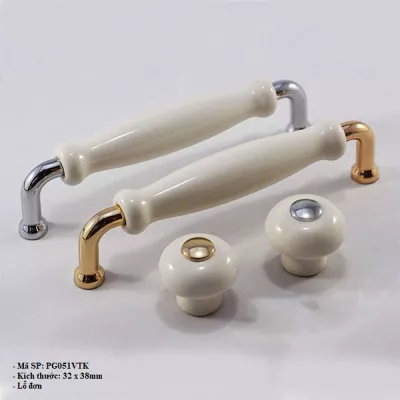 Tay Nắm Cửa Bằng Gốm Sứ PG051VTK