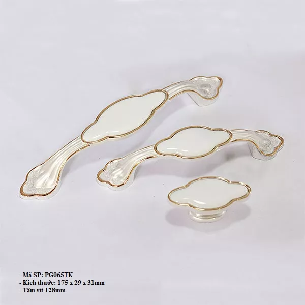 Tay Nắm Cửa Tủ Gốm Sứ PG065TK