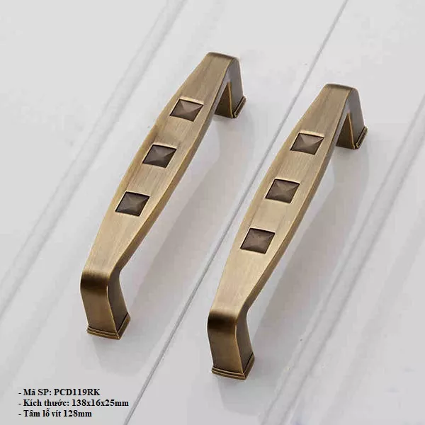 Tay Nắm Cửa Tủ Cổ Điển PCD119RK