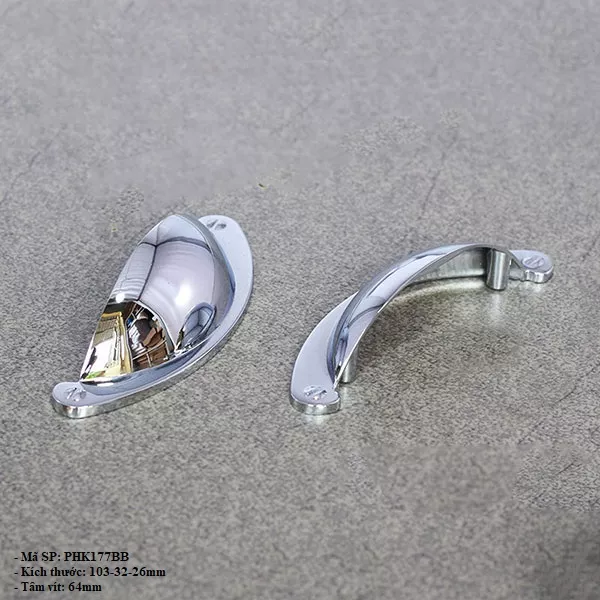Tay Nắm Cửa Tủ Hợp Kim PHK177BB