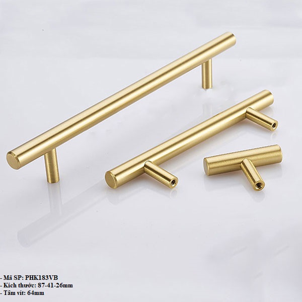 Tay Nắm Cửa Tủ Hợp Kim PHK183VB