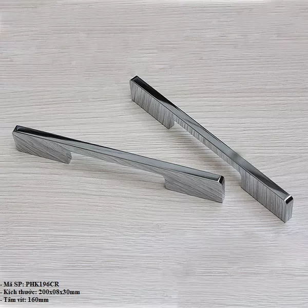 Tay Nắm Cửa Tủ Bằng Hợp Kim PHK196CR