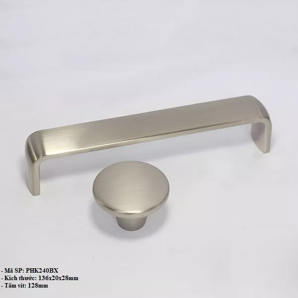 Tay Nắm Cửa Tủ Bằng Hợp Kim PHK240BX