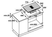Bếp Từ Kết Hợp Hút Mùi Hafele HC-IHH77D 536.61.655
