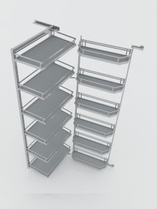 Tủ Đồ Khô 6 Khay Hafele Kara Swing Kosmo 548.65.862