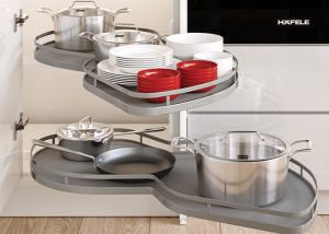 Kệ Góc Hình Lá Hafele Olla Move Trái Kosmo 541.01.814