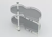Kệ Góc Hình Lá Hafele Olla Move Trái Kosmo 541.01.814