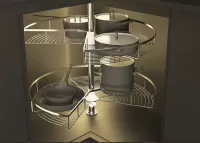 Mâm Xoay Góc 270 Độ Cucina Mạ Chrome 548.37.210