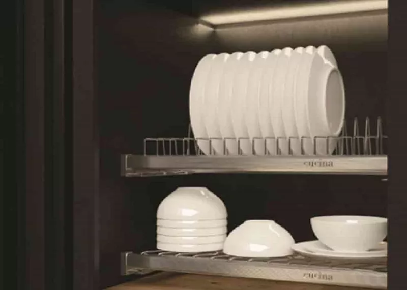 Kệ Chén Đĩa Cố Định Presto Có Khung Cucina 544.40.008