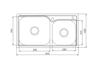 Chậu Rửa Chén Inox Kaff KF-P8143