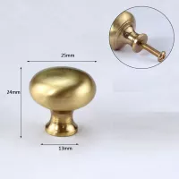 Núm Tay Nắm Cửa Tủ Bằng Đồng FN259VMD