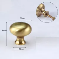 Núm Tay Nắm Cửa Tủ Bằng Đồng FN259VMD
