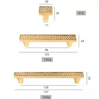 Tay Nắm Cửa Tủ Bằng Đồng FD323V