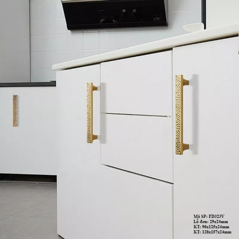 Tay Nắm Cửa Tủ Bằng Đồng FD323V