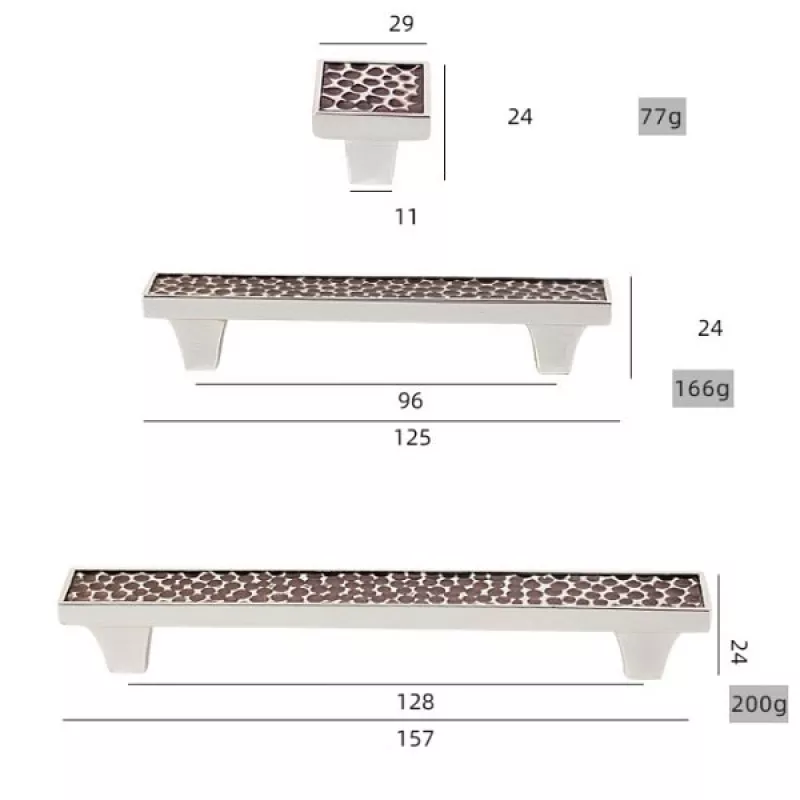 Tay Nắm Cửa Tủ Bằng Đồng FD323B