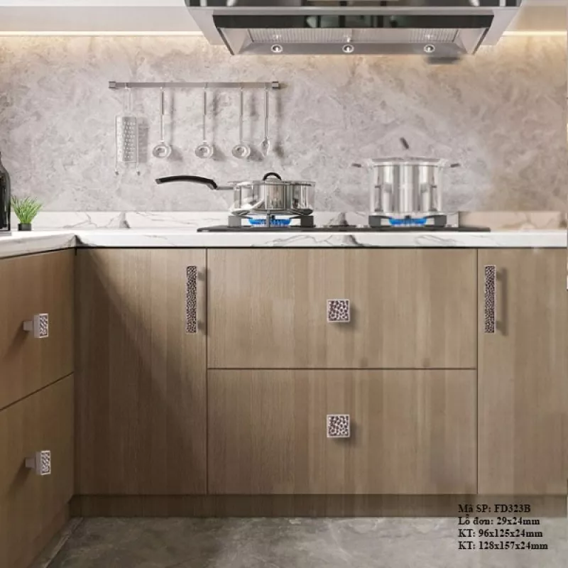 Tay Nắm Cửa Tủ Bằng Đồng FD323B